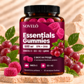 Novelo Essentials Gummies – Омега-3 + D3 + K2 + Цинк | Грозде